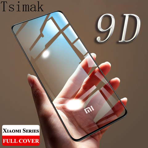 9D Full Cover Tempered Glass For Xiaomi Mi 9t 9 Pro Mi8 SE Pocophone F1 Play A3 Lite CC9 CC9e Screen Protector Film ► Photo 1/6