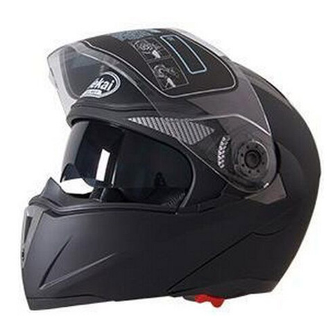 Men's Motorcycle Helmet MAN Dual Lens Visors Flip up snowmobile Helmets Motocross Men Winter Motor Bike Motorbike cross Helmet ► Photo 1/6