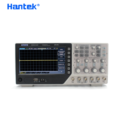 Hantek DSO4104C Digital Storage Oscilloscope 4 Channel 100Mhz Bandwidth PC Osciloscopio Portatil  LCD Display USB Oscilloscopes ► Photo 1/1