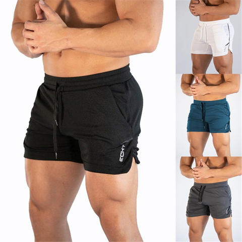 2022 Men Fitness Bodybuilding Shorts Man Summer Gyms Workout Male Breathable Mesh Quick Dry Sportswear Jogger Beach Short Pants ► Photo 1/6