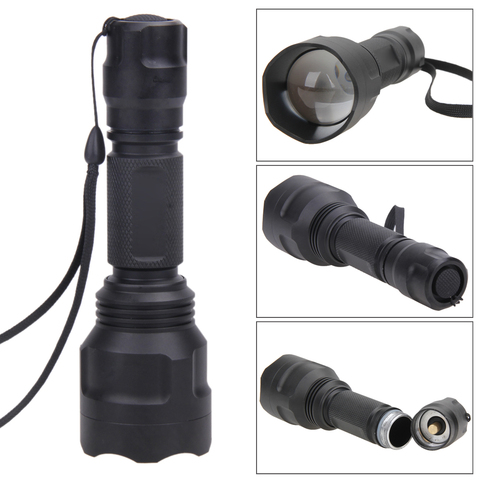 New Waterproof Zoomable Function 38mm Lens 850nm IR Infrared LED Flashlight Torch for Night Vision Camera and Camcorder ► Photo 1/1