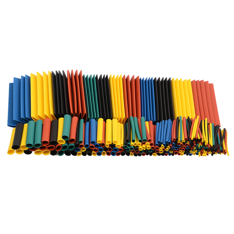 164pcs Set Polyolefin Shrinking Assorted Heat Shrink Tube Wire Cable Insulated Sleeving Tubing Set ► Photo 1/1