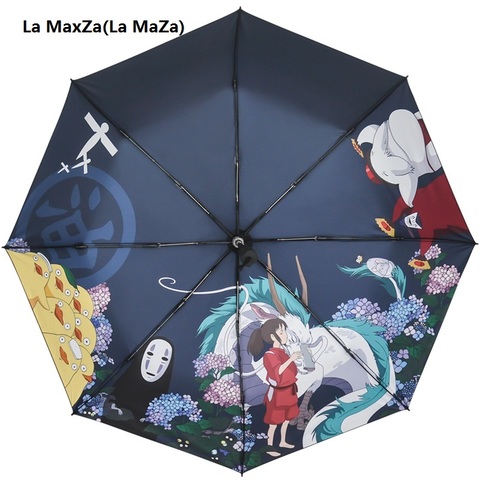 Ghibli Totoro Umbrella Sun Rain Umbrella Parasol Female Plegable Sombrillas Paraguas Guarda Chuva Totoro Parapluie ► Photo 1/5