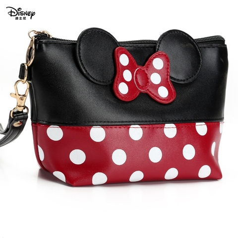 Disney Women's Mickey girl bow dot bag handbags Crossbody Polka Dot Bow toiletries bag travel lovely bag ► Photo 1/5