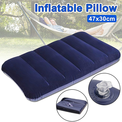 47*30cm Portable Inflatable Air Bed Travel Pillow Cushion for Outdoor Camping Hiking Backpacking Travelling ► Photo 1/6