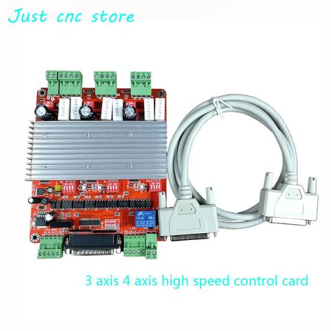 CNC 3 Axis 4 Axis TB6560 3.5A Stepper Motor Driver Controller mach3 usb circuit board inverter welding ► Photo 1/4