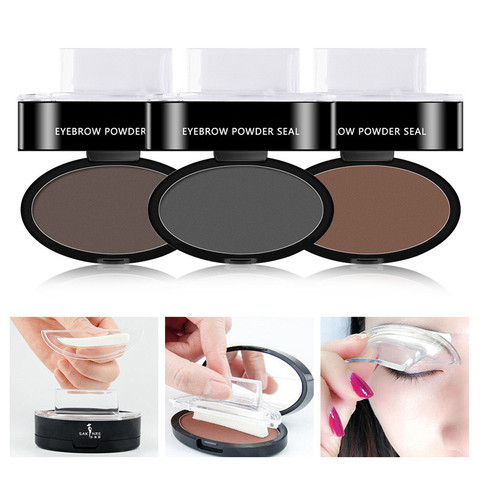 Professional Natural Eyebrow Stamp Waterproof Eyebrow Powder Seal Quick Makeup Eye Brow Cosmetic Beauty Makeup Tool Tattoo Brow ► Photo 1/6