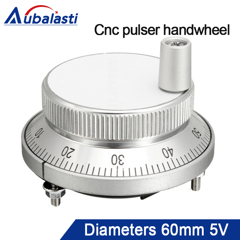 5V 6 Terminal Hand Wheel Pulse Encoder Generator CNC Mill Router Manual Control 