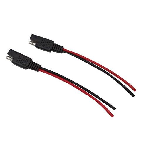 2PCS/Set DIY SAE Power Automotive Extension Cable 18AWG 10CM Solar Battery Plug Wire SAE Connector Cable Good Quality ► Photo 1/6