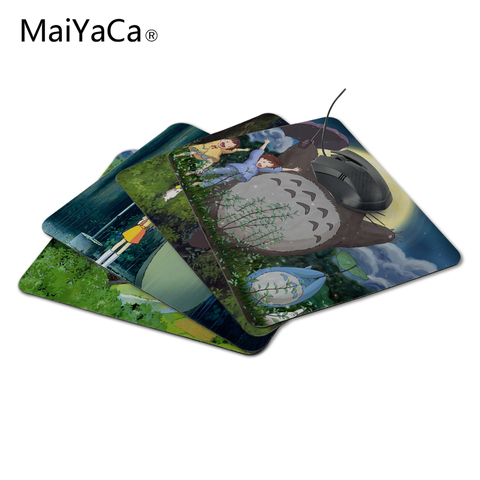 MaiYaCa New Anti-Slip PC My Neighbour Totoro Anime Umbrellas Silicon Mouse Pad Mat Mice Pad for Optical ► Photo 1/6