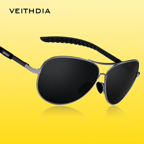 VEITHDIA 2022 Classic Pilot Sunglasses Polarized UV400 Lens Men Sun Glasses Brand Designer Male Glasses Eyewears for Men 3088 ► Photo 1/6