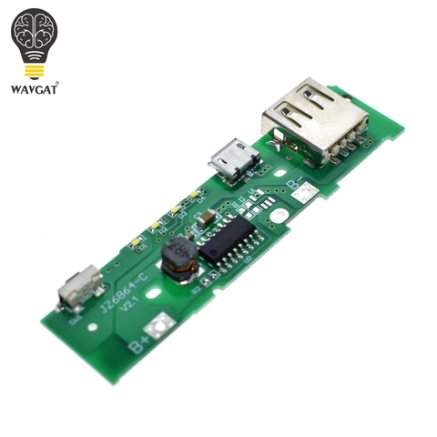 WAVGAT 5V 1A Power Bank Charger Module Charging Circuit Board Step Up Boost Power Module For Xiaomi Mobile Power Bank DIY ► Photo 1/6
