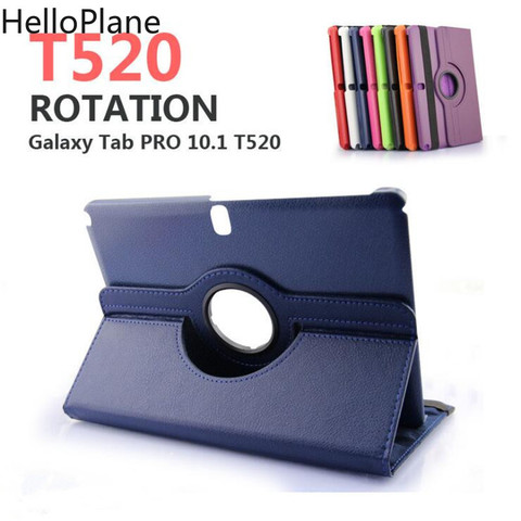 For Samsung Galaxy Tab Pro 10.1 inch T520 T525 T521 Note 2014 P600 P601 P605 Tablet Case 360 Rotating Bracket Leather Cover ► Photo 1/6