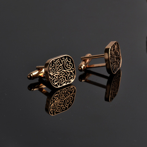 High-end men's shirts Cufflinks collection accessories classic Man Fashion Design carving Cufflink for Mens Cuff Links gemelos ► Photo 1/6