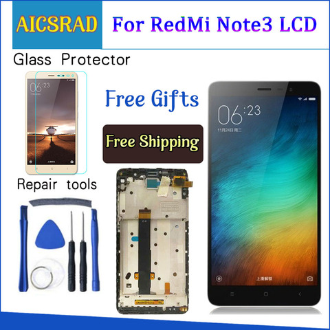 AICSRAD LCD Screen for Xiaomi Redmi Note 3 Pro Soft-key Backlight LCD Display+Touch Screen for Xiaomi Redmi Note 3 146MM ► Photo 1/4