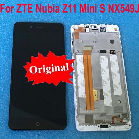 Original For ZTE Nubia Z11 MiniS NX549J LCD Display Touch Panel Screen Digitizer Assembly with Frame For Z11 mini S Sensor ► Photo 1/2