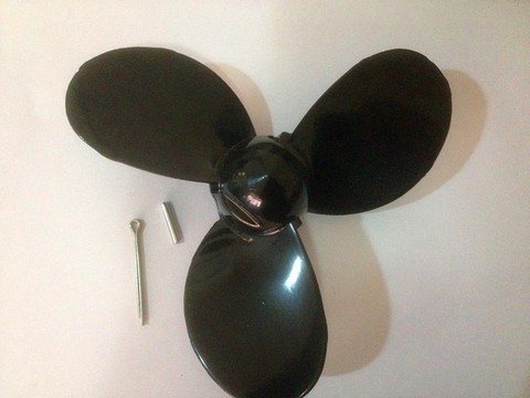 Free shipping Aluminum Propeller for HangKai 4 stroke 3.6 HP-4HP outboard boat motor Parts ► Photo 1/1