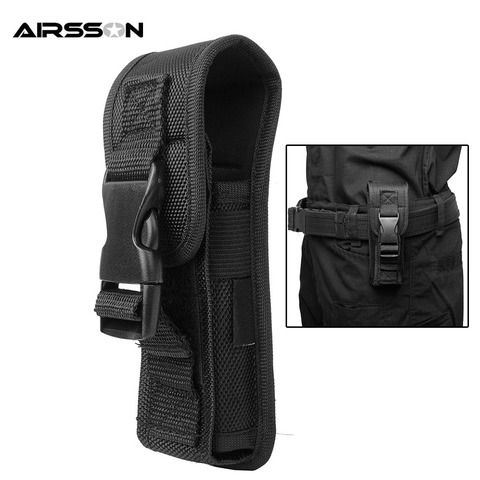 Outdoor Hunting Small Size Portable Flashligtht Pouch Tactical Combat Molle Nylon Electronic Torch Waist Bag Flashlight Holster ► Photo 1/6