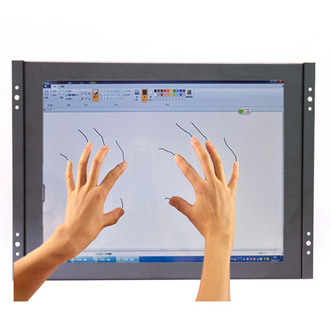 Industrial open frame 12 inch capacitive touch screen monitor 1024*768 with VGA/HDMI/USB interface  ► Photo 1/1