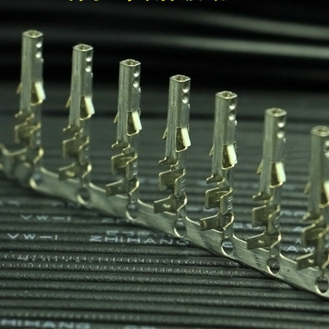 500x Female ATX / EPS PCI-E Crimp Pins for PC Power Supply P4 P8 ► Photo 1/1