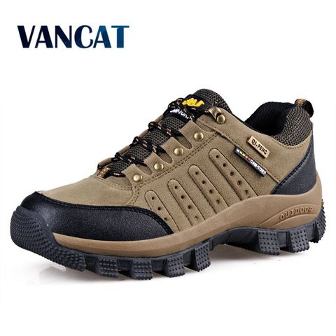 Vancat 2022 New Brand spring Fashion Outdoors sneakers Waterproof Men's shoes Mens Combat Desert Casual Shoes Plus Size 36-47 ► Photo 1/6