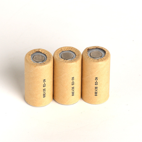 C&P Ni CD SC1300mAh 5pieces ni cd 1.3Ah nicd batteries 1.2v rechargeable battery bateria recargable discharge rate 10C batarya ► Photo 1/6