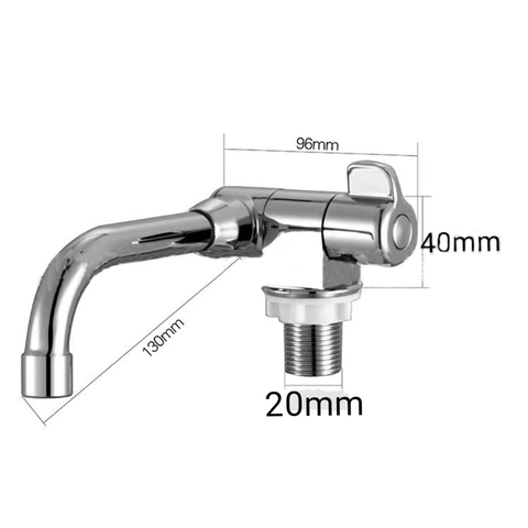 Caravan RV 360 Rotation Spout Modern Kitchen Cold Tap Single Handle Wash Basin Faucet For Bathroom Deck Mounted 007 ► Photo 1/5