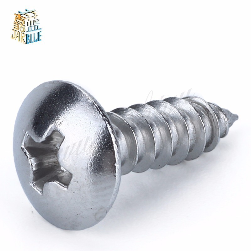 M3 M4 M5 304 Stainless Steel Phillips Cross Pan Countersunk Head Tapping Screw 