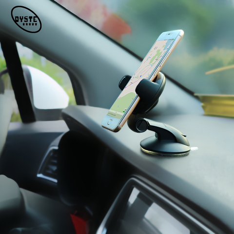 CellPhone Holder For Car Suction Cup Socket Smartphone Auto Phone Holder Stand GPS Support Voiture Phone Grip 360 Auto Fastening ► Photo 1/6