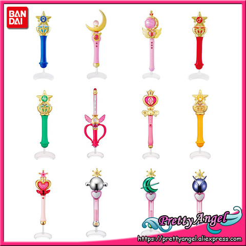 PrettyAngel - Original Bandai 20th Anniversary Gashapon Pretty Guardian Sailor Moon Crystal Wand Charm Henshin Rod & Stick ► Photo 1/1