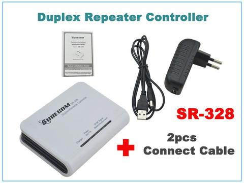 Surecom SR-328 Radio Duplex Repeater Controller with 2pcs Radio Connect Cables (Cable for options) surecom repeater ► Photo 1/6