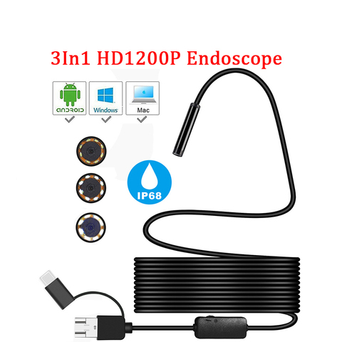 Endoscope Wifi Usb Inspection Camera  Endoscope Inspection Camera Android  - 1200p - Aliexpress