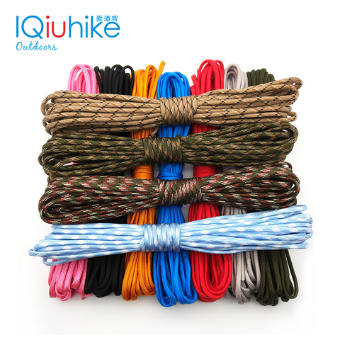 IQiuhike Multifunction Parachute 550 Popular Type III 7 Strand Cord Lanyard Mil Spec Core Camping Survival Tools ► Photo 1/6