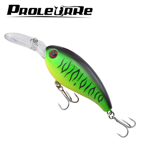 1pcs 13.5g 10cm Crankbait Bass Spinner Fishing Lures 7 Colors Hard bait Top water Wobblers Pesca excellent Japan fishing tackle ► Photo 1/6