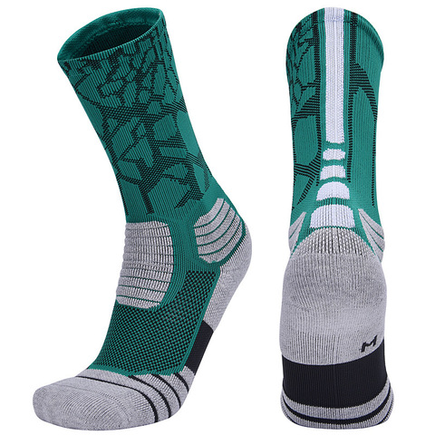 Brothock Professional basketball socks boxing elite thick sports socks non-slip Durable skateboard towel bottom socks stocking ► Photo 1/6