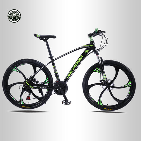 Love Freedom 21 Speed Mountain Bike 26-Inch High-Carbon Steel Dual Disc Brakes One Wheel Speed Damping Men Women Student Bicycle ► Photo 1/6