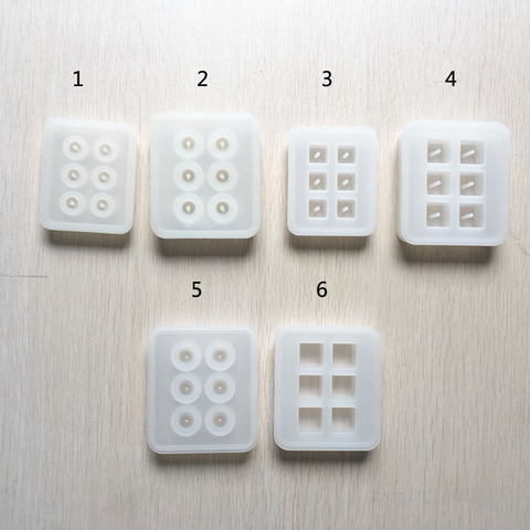 Square Beads Resin silicone mold for resin and epoxy Jewelry mold