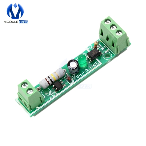 1-Bit AC 220V Optocoupler Isolation Module Voltage Detect Board Adaptive For Isolamento Fotoaccoppiatore Adapter PLC 24V Level ► Photo 1/6