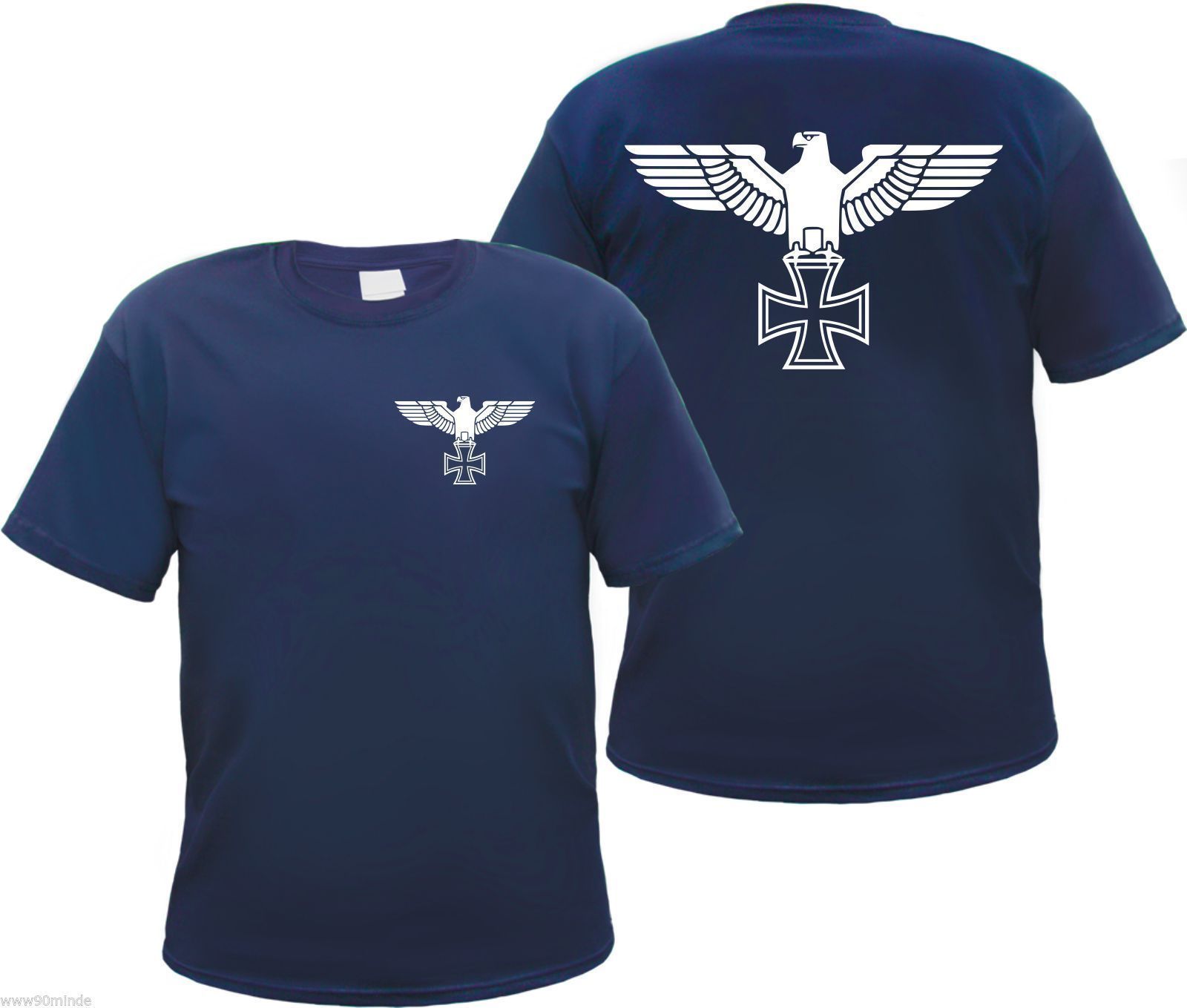 Imperial Eagle T-Shirt - Iron Cross - Navy - Front/Back - S-3XL - Iron  Cross - Price history  Review | AliExpress Seller - Day Design Store |  Alitools.io