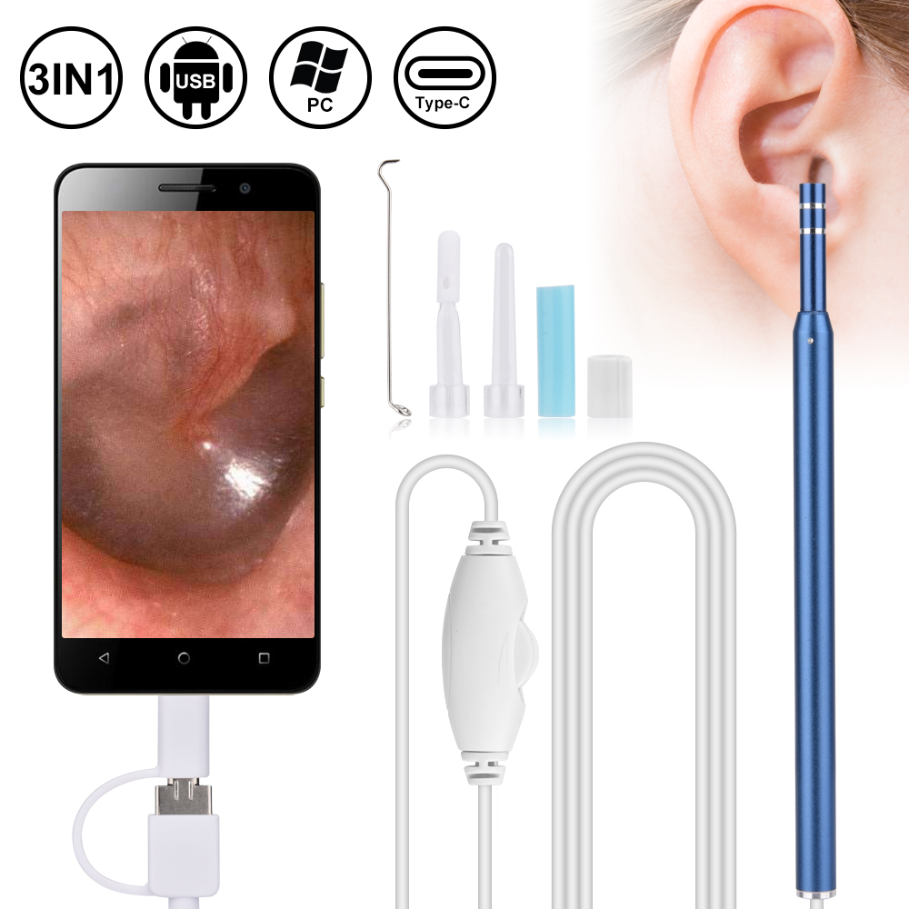 Up To 72% Off on Digital Led Otoscope Ear Came