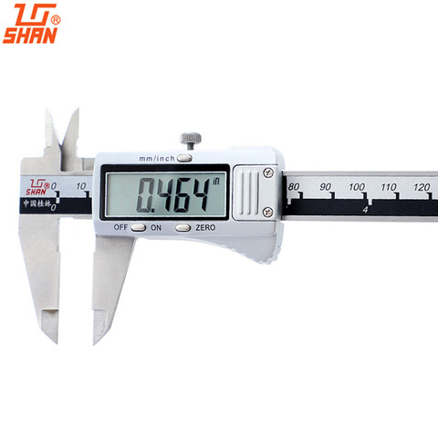 Digital Vernier Caliper 0-200mm Stainless Steel Electronic Digital LCD Vernier Caliper Gauge Micrometer Measuring Tool 
