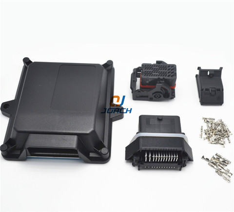 1 sets kits automotive plastic 48 pin way ecu enclosure box with molex connectors ► Photo 1/3