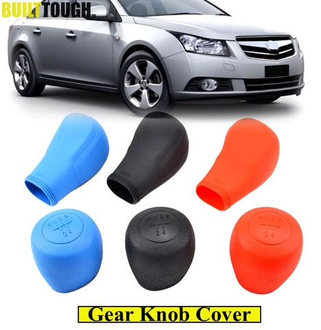 Silicone Car Gear Shift Knob Cover For Chevrolet Cruze 2009-2016 Handbrake Gearshift Head Handball Lever Covers Hand Brake Case ► Photo 1/6