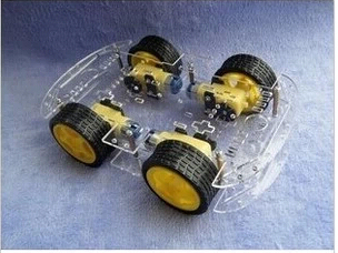 Free shipping 4WD Smart Robot Car Chassis Kits  with Speed Encoder New ► Photo 1/6