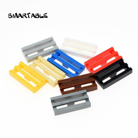 Smartable Plate Grille 1X2 Building Blocks Parts DIY Creative Toy For Child Compatible 2412b /30244 GIFT Toys 200pcs/lot ► Photo 1/5