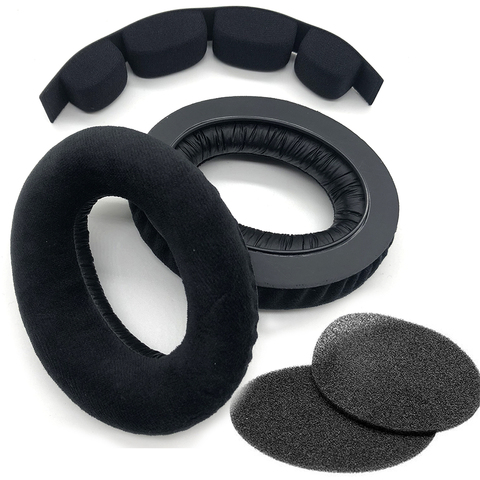 Replacement Velvet Foam headband Ear Pads earpads Cushions for Sennheiser HD545 HD565 HD580 HD600 HD650 Headphones Repair Parts ► Photo 1/6