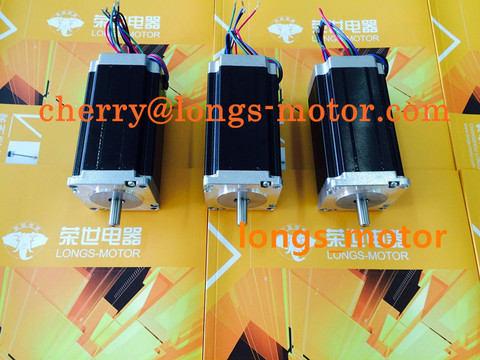 EU Ship 3pcs Nema 23 stepper motor 425 oz-in 23HS9430  DC MOTOR CE ISO ROHS CNC ROUTER  LONGS MOTOR ► Photo 1/3