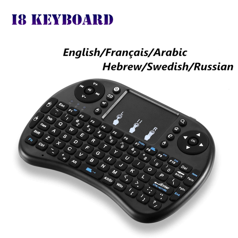 Portable Mini i8 Wireless Keyboard 2.4GHz letters Air Mouse Remote Control Touchpad For Android TV Box Notebook Tablet Pc ► Photo 1/1