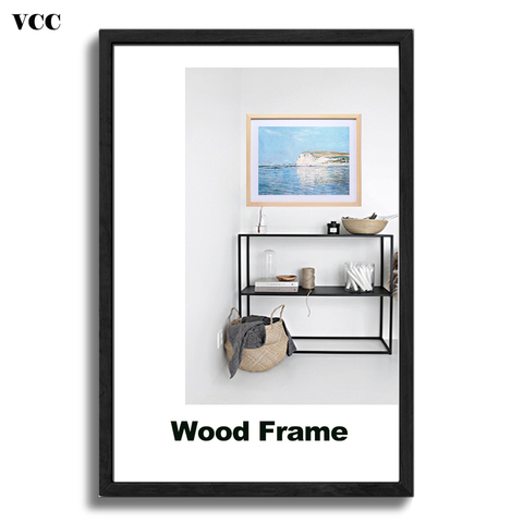 Nature Wooden Classic Picture Frame A4 A3 30X40cm Plexiglass Include Poster Photo Frames For Wall Hanging Certificate Frame ► Photo 1/6