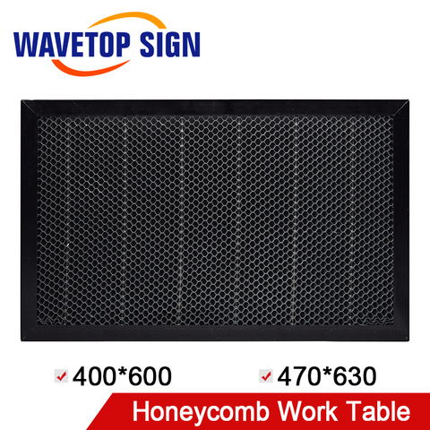 WaveTopSign Honeycomb Working Table 400x600 470x630mm Size Board Platform Laser Parts for CO2 Laser Engraver Cutting Machine ► Photo 1/5